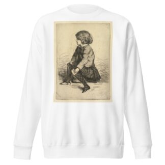 Seymour Haden Jr., Seated by James Abbott McNeill Whistler Sweatshirt