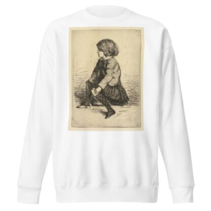 Seymour Haden Jr., Seated by James Abbott McNeill Whistler Sweatshirt