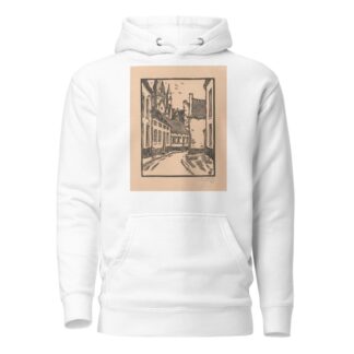 Rue du Coq, Nivelles by Paul Collet Hoodie