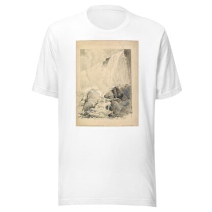 View of the American Falls, from below the Cave of the Winds by Harry Fenn T-Shirt