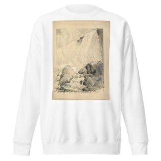 View of the American Falls, from below the Cave of the Winds by Harry Fenn Sweatshirt