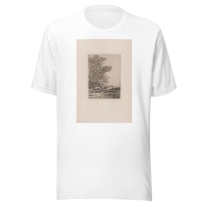 Flock of sheep by Henri-Charles Guérard T-Shirt