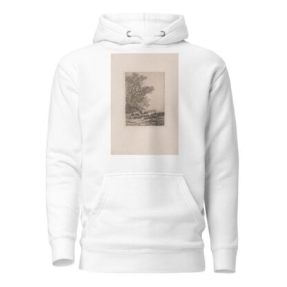 Flock of sheep by Henri-Charles Guérard Hoodie