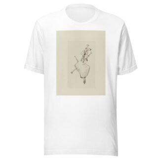 Bag-pipe – dessin pour le cul-de-lampe du chapitre 5 L’air de Bonny Dundee by Achille Granchi-Taylor T-Shirt