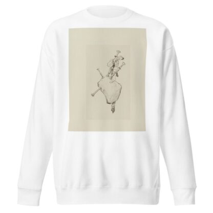 Bag-pipe – dessin pour le cul-de-lampe du chapitre 5 L’air de Bonny Dundee by Achille Granchi-Taylor Sweatshirt