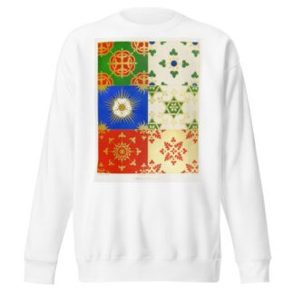 Patterns of Powdering 3 by Augustus Pugin Sweatshirt