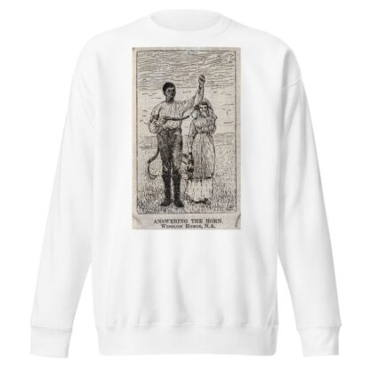 Answering the Horn by Winslow Homer Sweatshirt