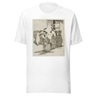 Line in Front of the Butcher Shop by Édouard Manet T-Shirt