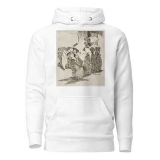 Line in Front of the Butcher Shop by Édouard Manet Hoodie