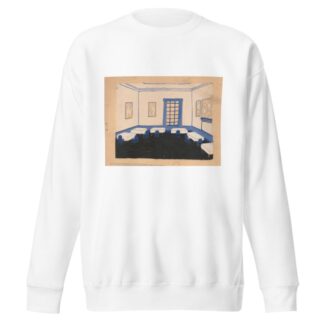 Interior perspective studies for Restaurant Crillon, 15 East 48th Street, New York, NY.] [Interior perspective study. by Winold Reiss Sweatshirt