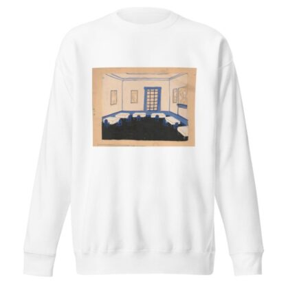 Interior perspective studies for Restaurant Crillon, 15 East 48th Street, New York, NY.] [Interior perspective study. by Winold Reiss Sweatshirt