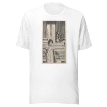The Portico of the National Gallery, London by James Tissot T-Shirt