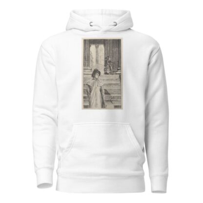 The Portico of the National Gallery, London by James Tissot Hoodie