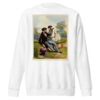 Essaie un peu de ne pas me mener à tous les jugements, quand tu seras Procureur du roi, et tu verras by Paul Gavarni Sweatshirt
