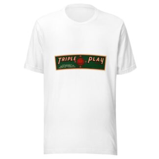 Triple Play Brand Produce Label by Anonymous T-Shirt