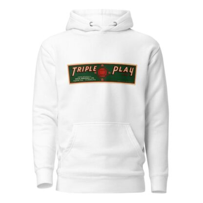 Triple Play Brand Produce Label by Anonymous Hoodie