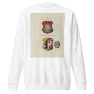 Herby Rzeczypospolitej Polskiej i W. X. Litewskiego. T. 1 Pl.024 by Boleslaw Starzyński Sweatshirt