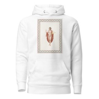 Nude youth with gold harp. by Pierre-Jean Mariette Hoodie