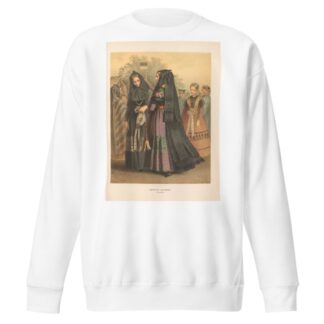 Deutsche Volkstrachten Pl.11 by Albert Kretschmer Sweatshirt