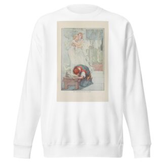 Then Pygmalion covered his eyes by Helen Stratton Sweatshirt