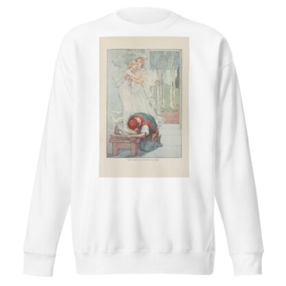 Then Pygmalion covered his eyes by Helen Stratton Sweatshirt