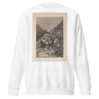 Geronimo and his band returning from a raid into Mexico by Frederic Remington Sweatshirt