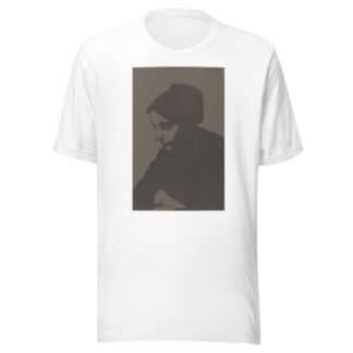 Vrouw in driekwart aanzicht naar links, met slagschaduw by Samuel Jessurun de Mesquita T-Shirt