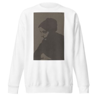 Vrouw in driekwart aanzicht naar links, met slagschaduw by Samuel Jessurun de Mesquita Sweatshirt