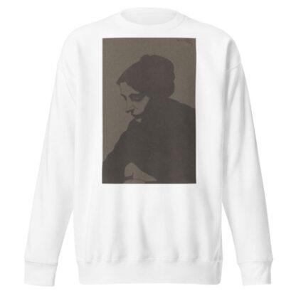 Vrouw in driekwart aanzicht naar links, met slagschaduw by Samuel Jessurun de Mesquita Sweatshirt