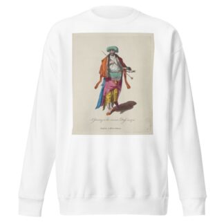 A Janisary in his common dress in 1700. Janissaire en habit ordinaire. by Charles Grignion Sweatshirt