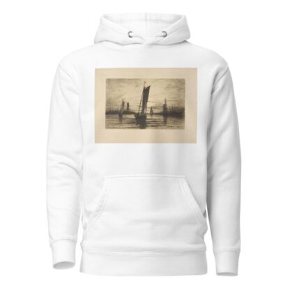 Sunset on the East River by Henry Farrer Hoodie