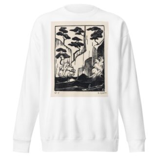 Rotskust bij Santa Margherita Ligure by Bernard Essers Sweatshirt