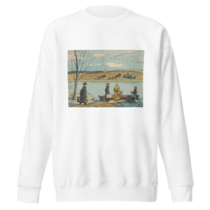 Across the River by Andrej Kováčik Sweatshirt