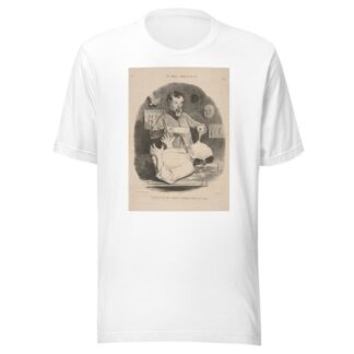 A man who wants to give himself the satisfaction of having his mask by Honoré Daumier T-Shirt