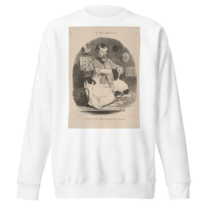 A man who wants to give himself the satisfaction of having his mask by Honoré Daumier Sweatshirt
