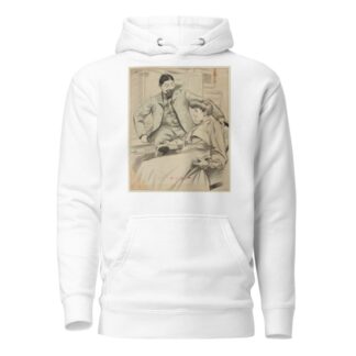 Couple dans un intérieur. by Fernand Louis Gottlob Hoodie