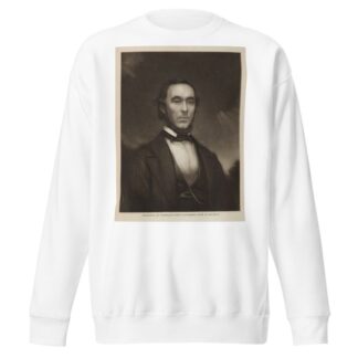 Portrait of John Wise, aeronaut by P.S. Duval & Son. Sweatshirt