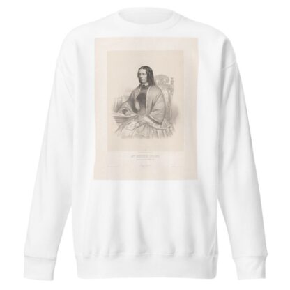 Mrs. Beecher Stowe. Auteur de ‘La case du père Tom’ by Marie-Alexandre Alophe Sweatshirt