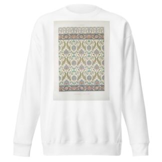 Arabesques; faïences murales de Beyt el-Emir by Émile Prisse d'Avennes Sweatshirt