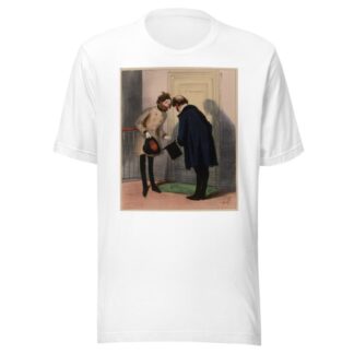 Enchanté M’sieu de l’honneur de vous voir by Paul Gavarni T-Shirt
