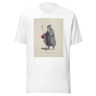 Habit of a mendicant religious in 1588. Religious mendicant. by Charles Grignion T-Shirt