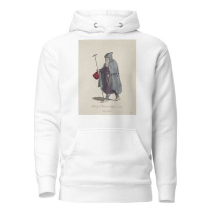 Habit of a mendicant religious in 1588. Religious mendicant. by Charles Grignion Hoodie
