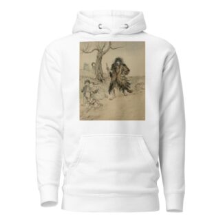 Whoever Saw Him Run Away by Arthur Rackham Hoodie