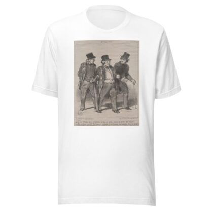 It seems to me that I notice a little dog there that is not muzzled!… by Honoré Daumier T-Shirt