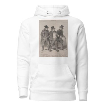 It seems to me that I notice a little dog there that is not muzzled!… by Honoré Daumier Hoodie
