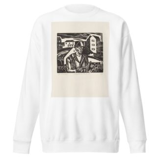 Self-portrait with Paruck by Jean Brusselmans Sweatshirt