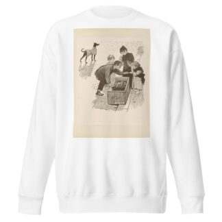 The Children And The Rich Man’s Dog by Théophile Alexandre Steinlen Sweatshirt