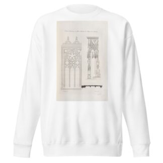 Détails d’architecture des églises cathédrales de Cologne et de Strasbourg. by Nicolas Xavier Willemin Sweatshirt