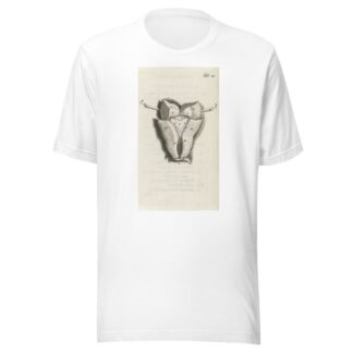 Anatomical drawing of the inside of the uterus. by Hendrik Bary T-Shirt