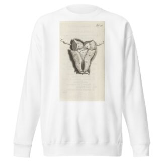 Anatomical drawing of the inside of the uterus. by Hendrik Bary Sweatshirt